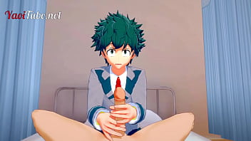 sex 無碼中文字幕 boku no hero yaoi deku bakugou first time in the infirmary handjob and anal with cum inside hd