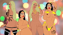 sex 騎乗位 some of the hottest big dick big bubble butts appearing in the trans toonz part of the backalley in their own hd