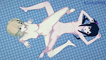 sex 中文字幕动漫无码 shirabe tsukuyomi and kirika akatsuki intense lesbian play symphogear hentai hd