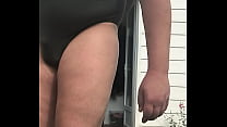 sex 妻盗撮無修正無料動画 french chubby sissy femboy jinna wear one piece swimsuit when stretched her nipples and testicules hd